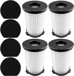 Allecto Plus - 4 filters en 4 sponzen voor stofzuiger - Handig hulpmiddel voor een schonere woning — thumbnail 1