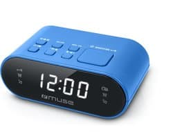 Muse M-10BL - Compacte wekkerradio - voorkeuzezenders - dimbaar display - sleep / snooze - back-up batterij