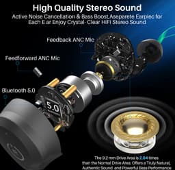 Tozo NC9 - Draadloze oordopjes - Bluetooth oordopjes - Noise Cancelling — thumbnail 2