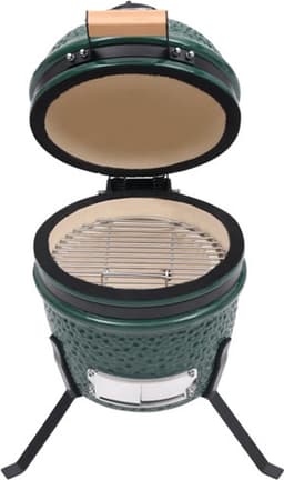 vidaXL Kamado barbecue 56 cm keramiek groen — thumbnail 3