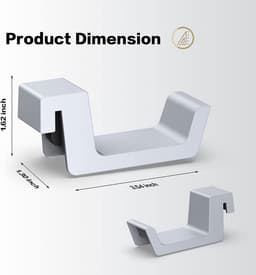 Hoofdtelefoon-Houder Ondersteuning Voor PS5 - DESIGN SAVE YOUR SPACE Krasbestendige Standaard - Accessoires Voor PS5 — thumbnail 4