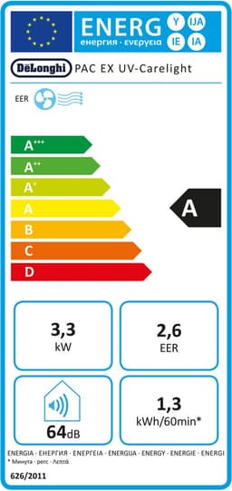 De’Longhi PACEXUV-Carelight 65 dB Wit — thumbnail 2