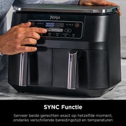 Ninja Dubbele Airfryer XXL - 7.6 Liter - 2020 Model - Dual Zone Technologie - AF300EU — thumbnail 4