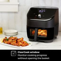 Instant Vortex Plus ClearCook 5,7L Airfryer - Revolutionaire 6-in-1 Heteluchtfriteuse - Doorzichtig Kookvenster - 95% Minder Olie - Gezondere Maaltijden - Grote Capaciteit voor Hele Familie - Eenvoudige Reiniging - Gebruiksvriendelijk Touchscreen! — thumbnail 9