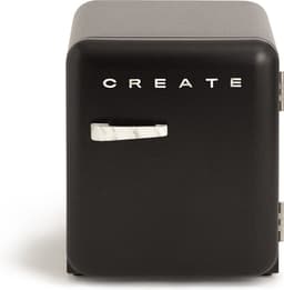 CREATE - Koelkast in retrostijl - Zwart - Handvat Marmer - FRIDGE RETRO 48L — thumbnail 1