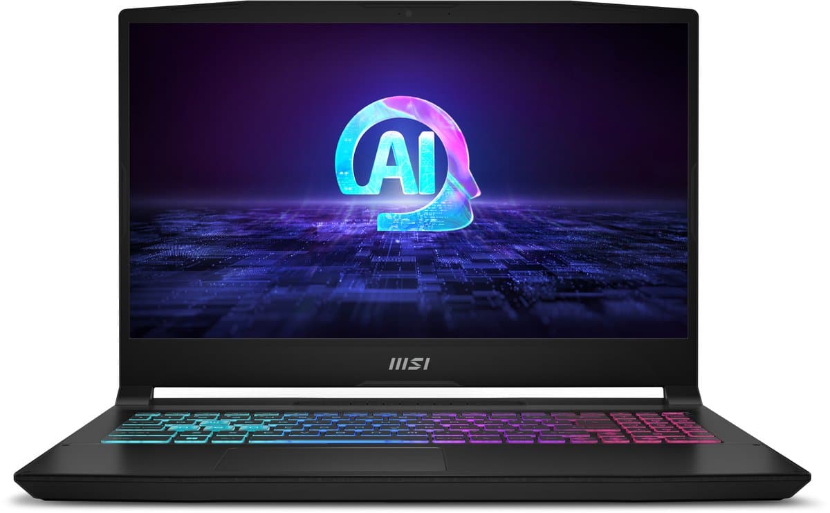 MSI Katana A15 AI B8VG-462NL - Gaming Laptop - Ryzen 7 - RTX 4070 - 16GB/1000GB - 144 Hz - 15.6 inch — afbeelding 1