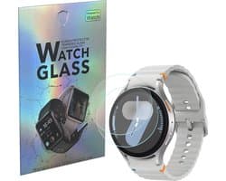 Screenprotector voor Samsung Galaxy Watch 7 44mm - 2 stuks Beschermglas Smartwatch van glas Transparante glazen schermbeschermfolie