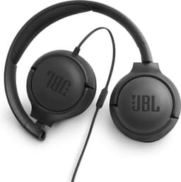 JBL Tune 500 - Bedrade On-ear Koptelefoon - Hoofdtelefoon met Kabel & Microfoon - 3.5 mm Aansluiting - JBL Pure Bass - Voor iPhone, Samsung, Tablet & Laptop - Zwart — thumbnail 3