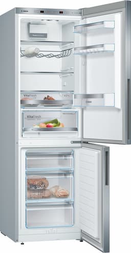 Bosch KGE36ALCA - Serie 4 - Koelkast - Koel-vriescombinatie - 186 cm - Energielabel C - Houd je versproducten langer vers met VitaFresh lade - Stil - RVS — thumbnail 7
