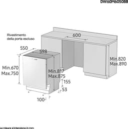 Samsung vaatwasser (inbouw) DW60M6050BB/EG — thumbnail 20