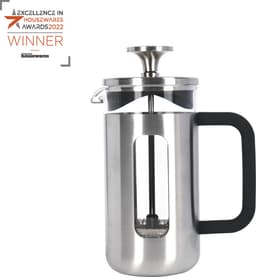 La Cafetière Pisa koffiezetapparaat van glas met roestbestendig, geborsteld stalen frame — thumbnail 1