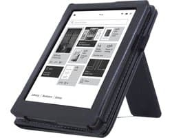 Goodline® - Hoesje geschikt voor de Kobo Glo (6") N613 - 2in1 Stand Cover / Hoesje / Sleepcover - Zwart