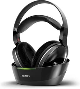 PHILIPS SHD8850 - TV Headphone, High Res audio, Bioscoop geluid, Draadloze Over-Ear Koptelefoon, Met Zendstation, Bereik van 30 meter - Zwart — thumbnail 2