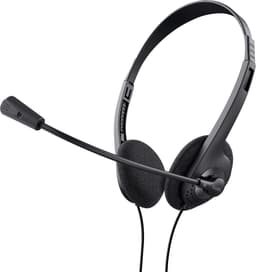 Trust 21665 oordopjes/headset bedraad in het oor bellen/muziek zwart — thumbnail 1