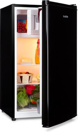 Klarstein Koelkast Cool Cousin Koelvriescombinatie 70+11L 40 dB - met Vriesvak Mini-Koelkast - 81L - voor Keuken voor Singles - LED Schappen Compact - Compact Koelkast Vrijstaande Koelkast Kleine Koelkast Fridge - Mini Fridge — thumbnail 1