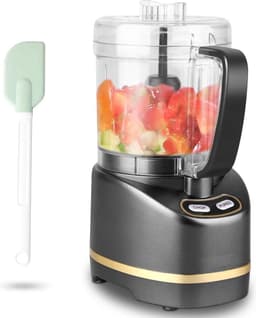 Elektrische Keukenmachine - met 200 watt - 450 ml bereidingskom voor hakken, malen, mixen, pureren — thumbnail 1