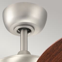 Plafondventilator met verlichting - Canfield - 30in / 76 cm ventilator - geborsteld nikkel — thumbnail 1