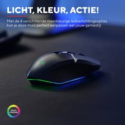 Trust GXT 110 Felox - Draadloze Gaming Muis - Verlichting - 4800DPI - Zwart — thumbnail 4