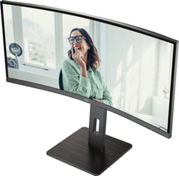 AOC CU34P3CV - Ultrawide Curved QHD VA 100Hz Monitor - 34 Inch — thumbnail 9