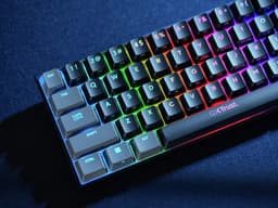 Trust GXT 867 Acira - Mechanisch Gaming toetsenbord - Mini - 60% - RGB Verlichting - PC/PS5 - Red Switches - Zwart — thumbnail 8