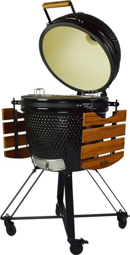 BLISS kamado 21 BBQ - houtskool barbecue - inclusief levenslange garantie, kooksysteem & meer accessoires. — thumbnail 2
