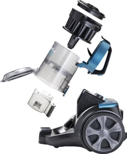 Bestron Stofzuiger zonder zak - AMC2000B - HEPA 13 - Bereik 9 m - Incl. 4 opzetstukken - Blauw/Grijs - 5 jaar garantie — thumbnail 2