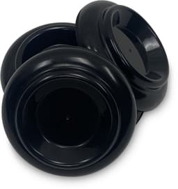 Set luxe Bolan piano schotels zwart - onderzetters meubels - bescherming voor vloer - caster cups - set van 4 stuks — thumbnail 5