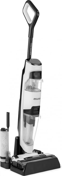 4Swiss Smart stofzuiger VC024, snoerloze stofzuiger met dweilfunctie, nat- en droogzuiger met dubbele tank, zelfreinigende functie, LED-display — thumbnail 2