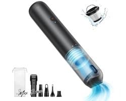 Mrs. Jones Baseus A3 Lite 12000pa Draadloze Handstofzuiger 6000mAh Oplaadbare Batterij Stofzuiger Voor Thuis Auto en Huisdieren .