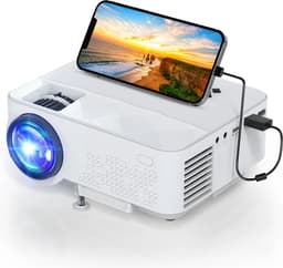 Mygroot - Mini Projector - Videoprojector - 7000 Lumen - Home Theater - 240 Inch Display - 90,000 Uur Lcd. — thumbnail 1