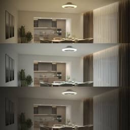 Philips Amigo Ventilator - Energiezuinige LED verlichting - Plafondlamp - Instelbare kleurtemperatuur - 48,5 cm diameter -Afstandsbediening - Wit — thumbnail 5