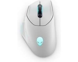 Alienware AW620M - Muis rechtshandig - optisch - 7 knoppen - draadloos, met bekabeling - USB, 2.4 GHz - maanverlichting - detailhandel - doos