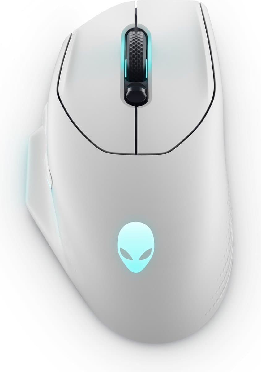 Alienware AW620M - Muis rechtshandig - optisch - 7 knoppen - draadloos, met bekabeling - USB, 2.4 GHz - maanverlichting - detailhandel - doos — afbeelding 1