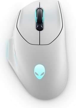 Alienware AW620M - Muis rechtshandig - optisch - 7 knoppen - draadloos, met bekabeling - USB, 2.4 GHz - maanverlichting - detailhandel - doos — thumbnail 1