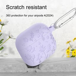 YONO Hoesje geschikt voor Airpods 4 - Case - Special Siliconen - Lila — thumbnail 3