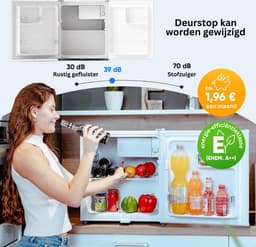 MKSS® Mini Koelkast - Minibar - Skincare Fridge - Wit — thumbnail 6