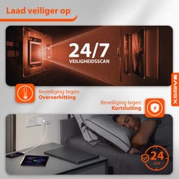 Power Adapter met USB-A naar USB-C Kabel - 2 Meter - 18W - Quick Charge — thumbnail 5