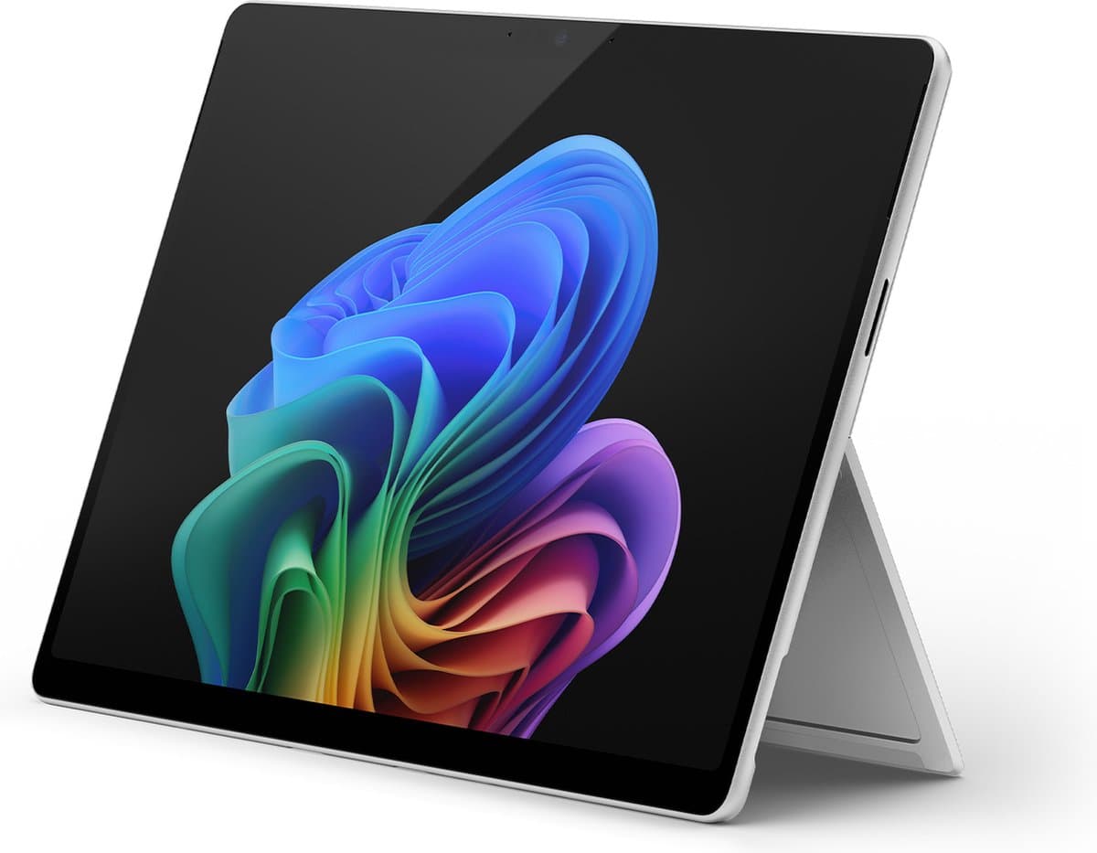 MICROSOFT Surface Pro OLED - 13 inch - Snapdragon X Elite - 16 GB - 1 TB - Platinum - Copilot+ PC - Geen oplader — afbeelding 1