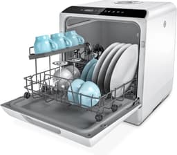 MKSS® Mini Vaatwasser - Kleine Afwasmachine Vrijstaande - Camping - Wit — thumbnail 1