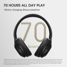 Draadloze Over-ear Hoofdtelefoon met 70 Uur Speelduur en 3 EQ-modi — thumbnail 2
