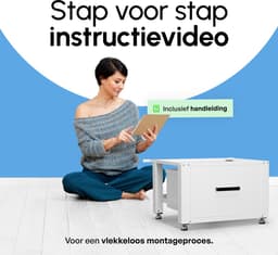 Bodo® - Wasmachine Verhoger - Kast - Ombouw met Lade - Wit - 61x58x44-48cm — thumbnail 4