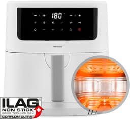 MEDION XL Airfryer P10 - 6,8 L - 2150 W - 9 programma’s - Wit — thumbnail 1