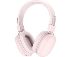 StayPowered Kinderkoptelefoon - Veilig Luisteren en Comfort voor Elk Moment - Instelbaar Volume - 50 Uur Batterij - Bluetooth 5.4 - Ingebouwde Microfoon - Opvouwbaar en Licht - Roze - Levering Sneller dan Aangegeven!