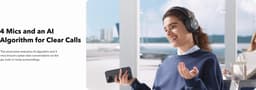 Soundcore Space One Pro by Anker - Draadloze Over-ear Koptelefoon Zwart - Headphones - Active Noise Cancelling, Multipoint Connection, 60 uur Accuduur, Bluetooth 5.3, LDAC, Hi-Res Certified, klein opvouwbaar — thumbnail 14