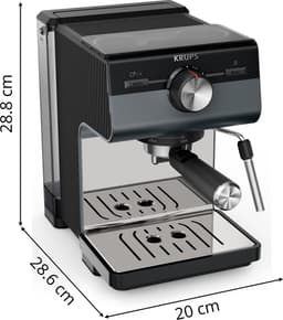 Krups Authentic+ C40 XP384G - Pistonmachine - Inclusief Melkopschuimer - Stijlvol Design - Compact - Geschikt voor Espresso en Latte — thumbnail 8