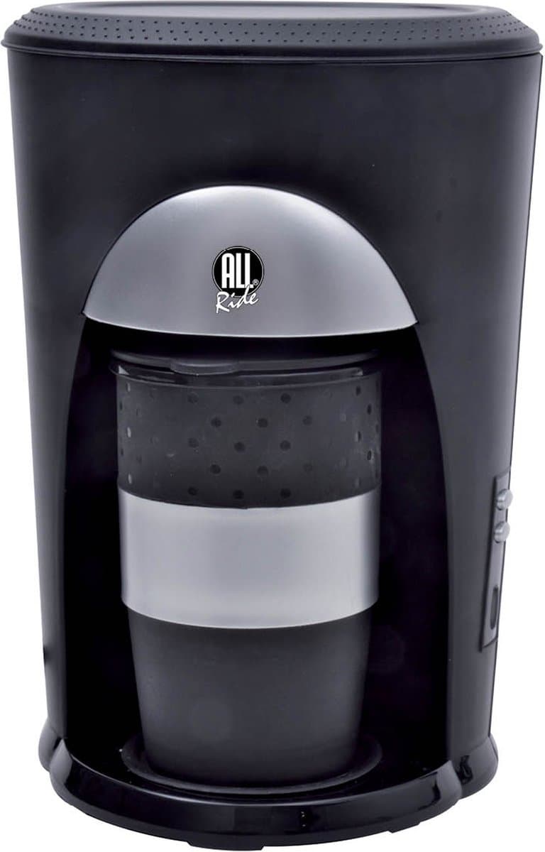 All Ride Koffiezetapparaat 24Volt Auto en Vrachtwagen - Koffiepadmachine voor Koffiepads - Koffiezet Apparaat met Koffiebeker - Auto Accessoiries voor Onderweg - Zwart — afbeelding 1