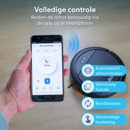 Ølven Robotstofzuiger met Dweilfunctie - App - Laadstation - Geschikt voor Huisdieren - Dweilrobot — thumbnail 4