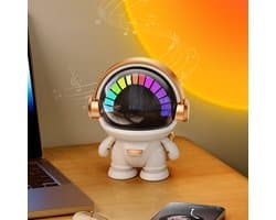 Astronaut Bluetooth speake - Draagbare Bluetooth speaker - Schattige Draadloze Draagbare Buitenluidspreker Met Verlichting- Mini Stereo Bluetooth speake 5.0