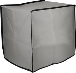 kwmobile heteluchtfriteuse beschermhoes geschikt voor Cosori Air Fryer 5.5L XXL - Kunststof hoes voor friteuse in lichtgrijs — thumbnail 2