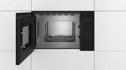 Bosch BFL523MB1F - Serie 4 - Inbouwmagnetron - 38x59 cm - 20 l - Zwart - Eenvoudig te reinigen met hydrolyse — thumbnail 6
